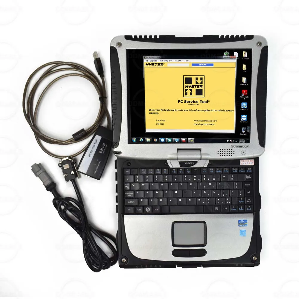 

for hyster yale forklift truck diagnostic scanner Yale PC Service Tool Ifak CAN USB Interface tool with CF19 laptop