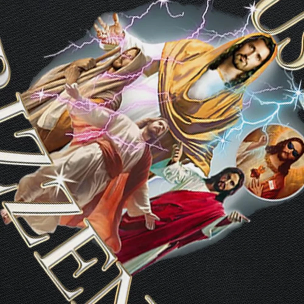 Christian Jesus Has Rizzen Funny Quote T Shirts Summer Graphic Streetwear Short Sleeve Retro Christ Religious Gifts T-shirt