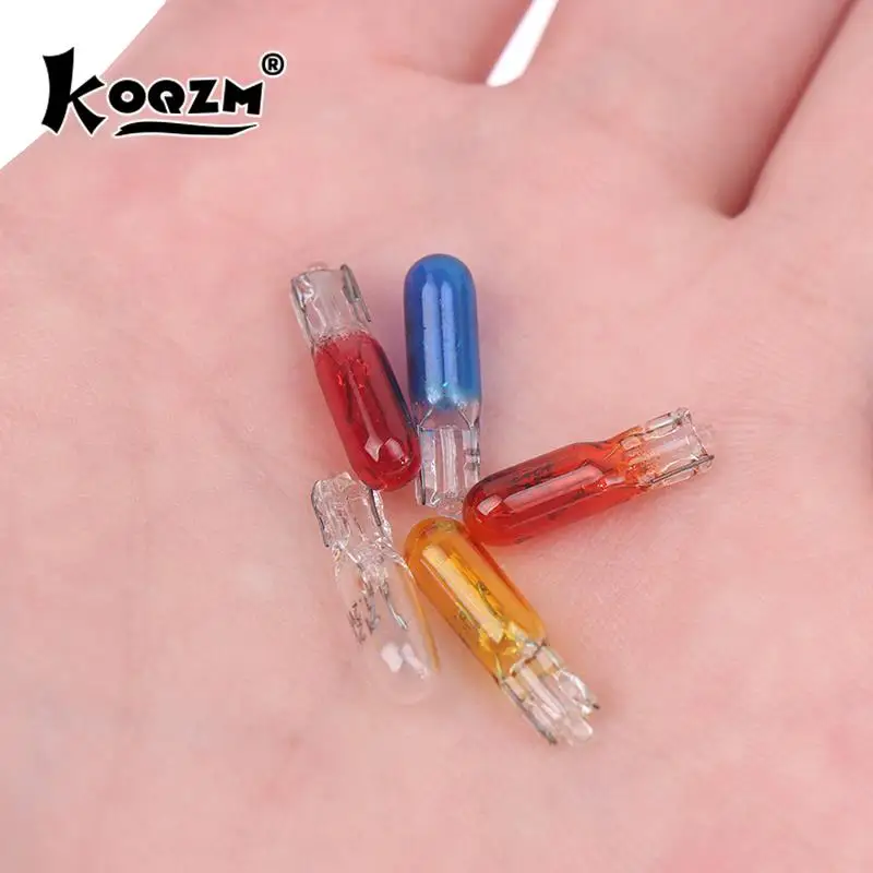 

10pcs T5 12v 1.2w car halogen instrument lights Dashboard bulb auto interior