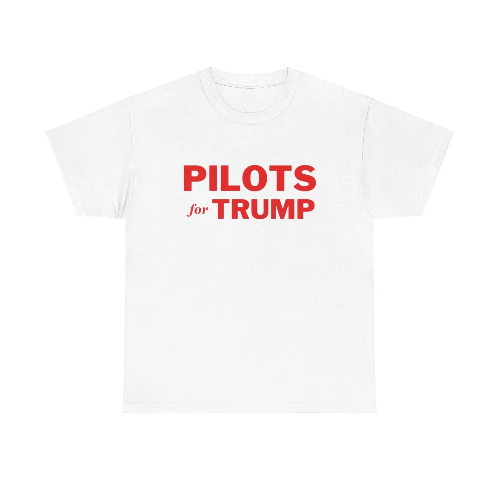 Pilots For Trump T-Shirt - maga usa patriot flight aviator cockpit jet plane air