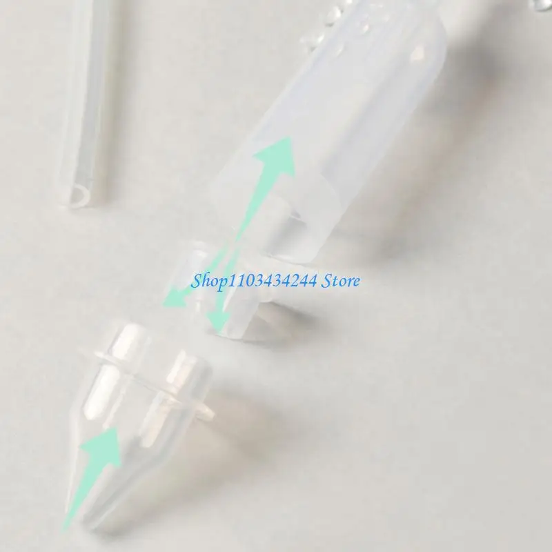 

Portable Nasal Aspirator Portable Hand Pulled Nose Sucker Strong Suction