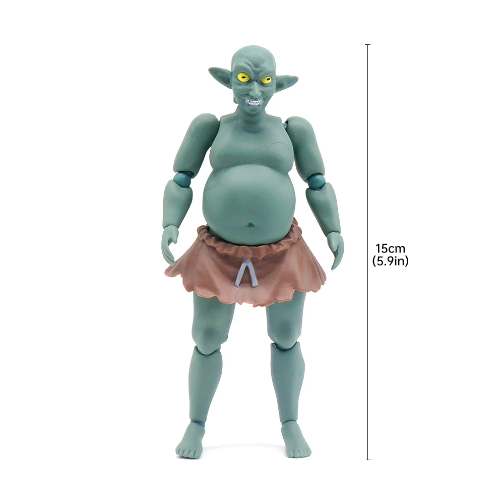 15cm Daiki Kougyou Goblin Anime Figure Daiki No Goblin-san PVC Action Figure Movable Model Toy Collection Statue Doll Gifts