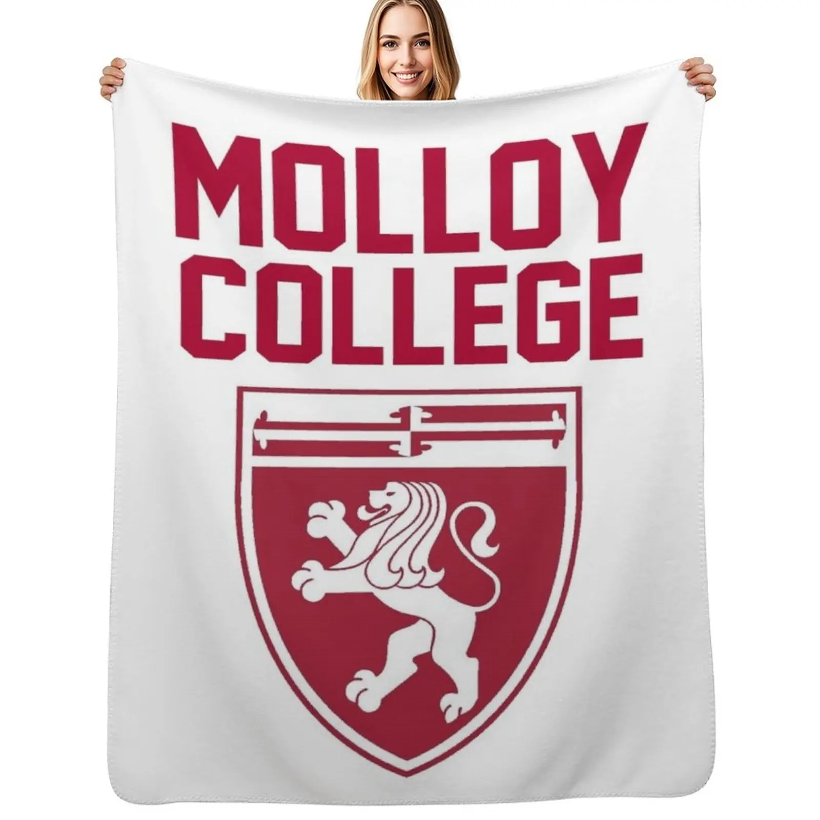 

Molloy College Throw Blanket Vintage Decorative Throw Hair Thins Blankets