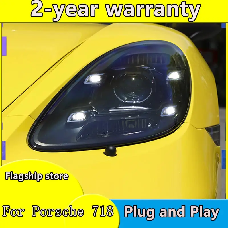 

Лампы головного света для Porsche 718, аксессуары для автомобиля