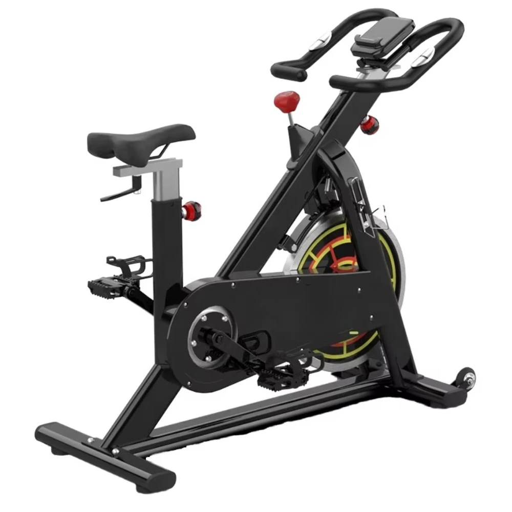 

Commercial Indoor Stationary Adjustable Bicycle Cycling Bike Exercise Spinning Bike