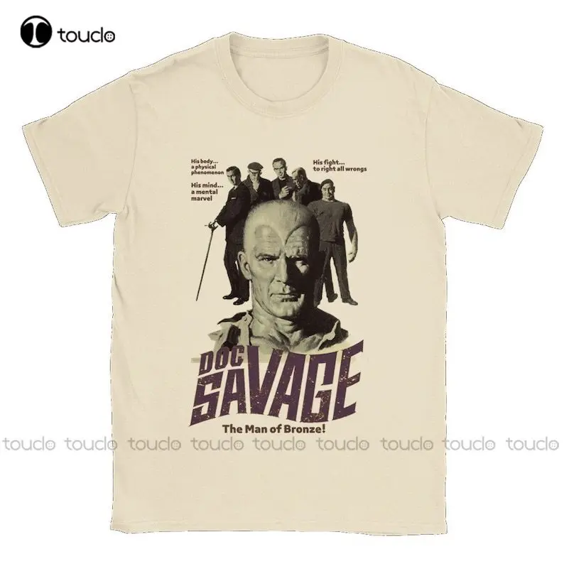 Doc Savage T Shirt | Man Of Bronze Shirt | Vintage Style Tee Doc Savage O-Neck Streetwear Oversized Xs-5Xl Custom Gift