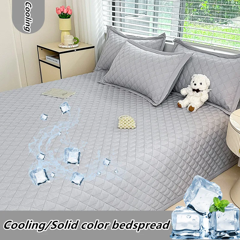 

Bonenjoy 1pc Bedspread Cool Feeling Bed Cover Skin-friendly Blanket Summer Bed Linen Soft Bedsheets cubrecama (No Pillowcase)