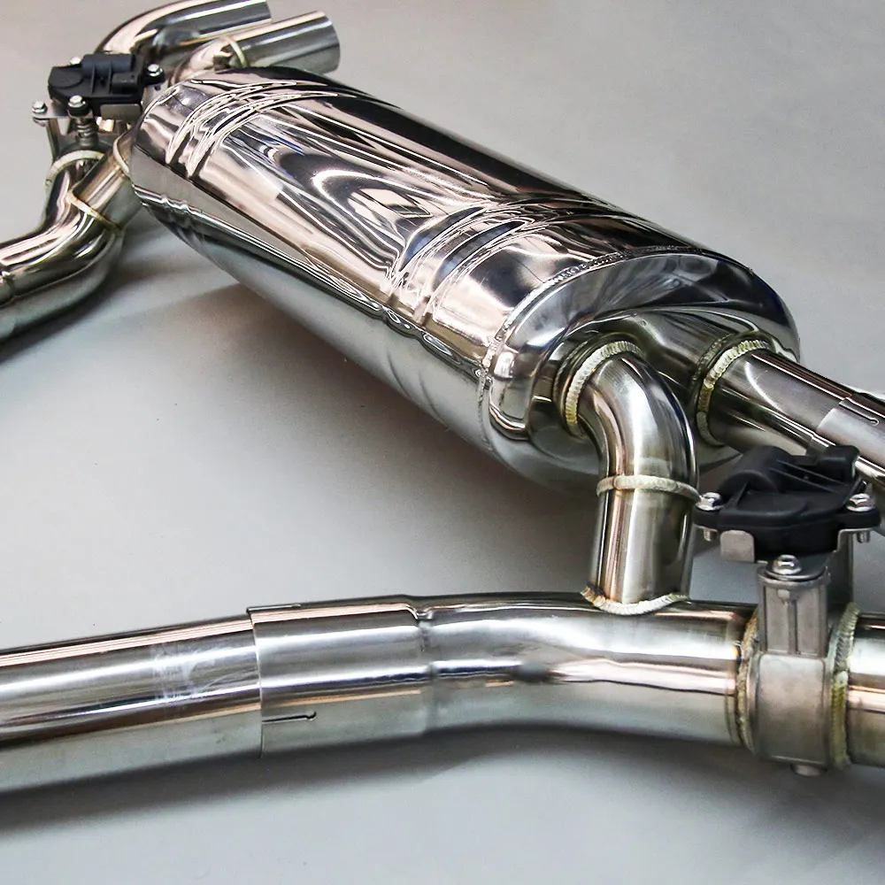 CatBack Valvetronic Exhaust Muffler + Downpipe System for 2019-2025 G20 G21 M340i G22 G23 G26 M440i B58 3.0T Remote Control - view 5