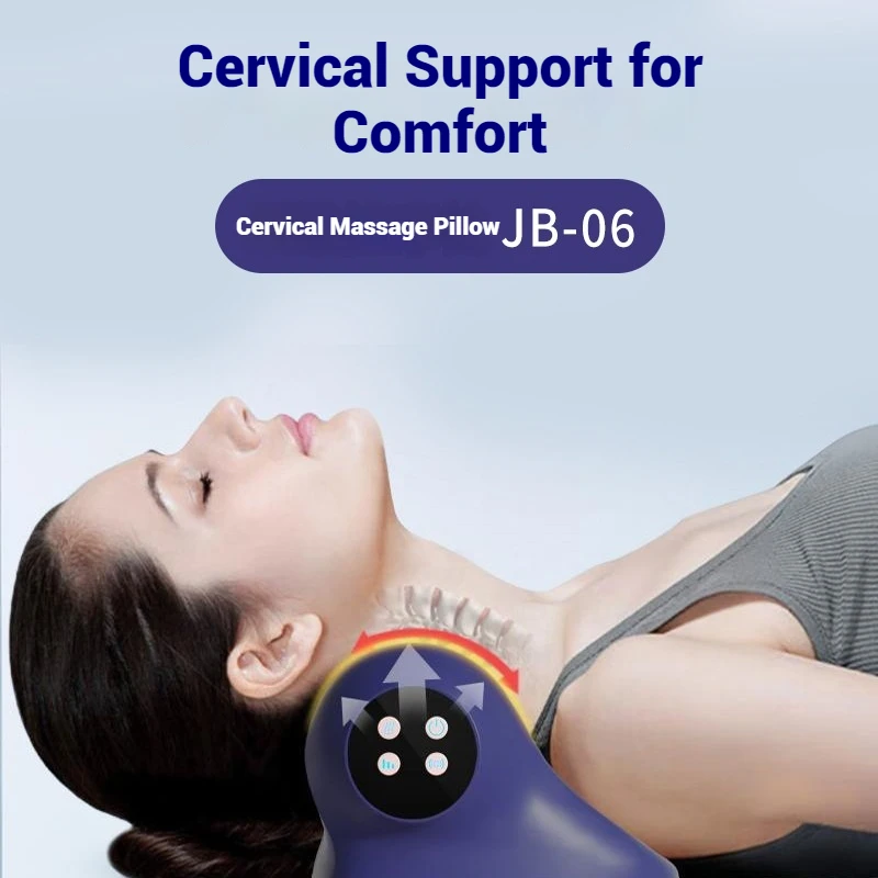 Export-oriented Massage Pillow Cervical Massage Pillow Neck Traction Massager for Dowager's Hump Correction