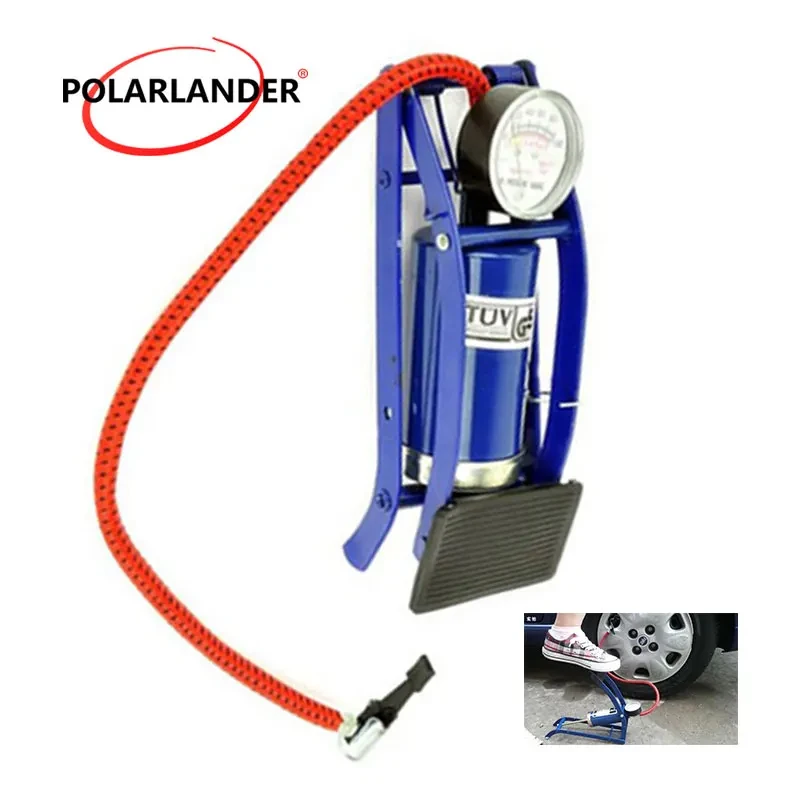 Car Tyre Air Compressor Foot Air Pump Mini Air Compressor Pump Car Pump 100PSI Nozzle Car Inflator Accessories