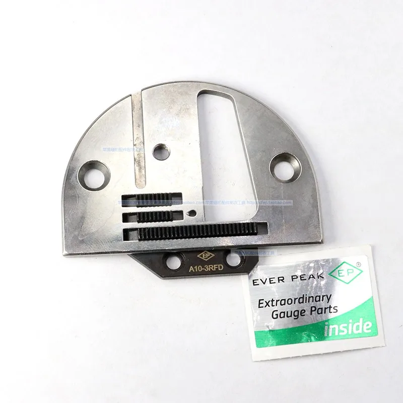 EP Imported Computer Machine Flat Hemming Three-Line Needle Plate Teeth A10-3 Rnpfda10 Slide Hemming Needle Position Group