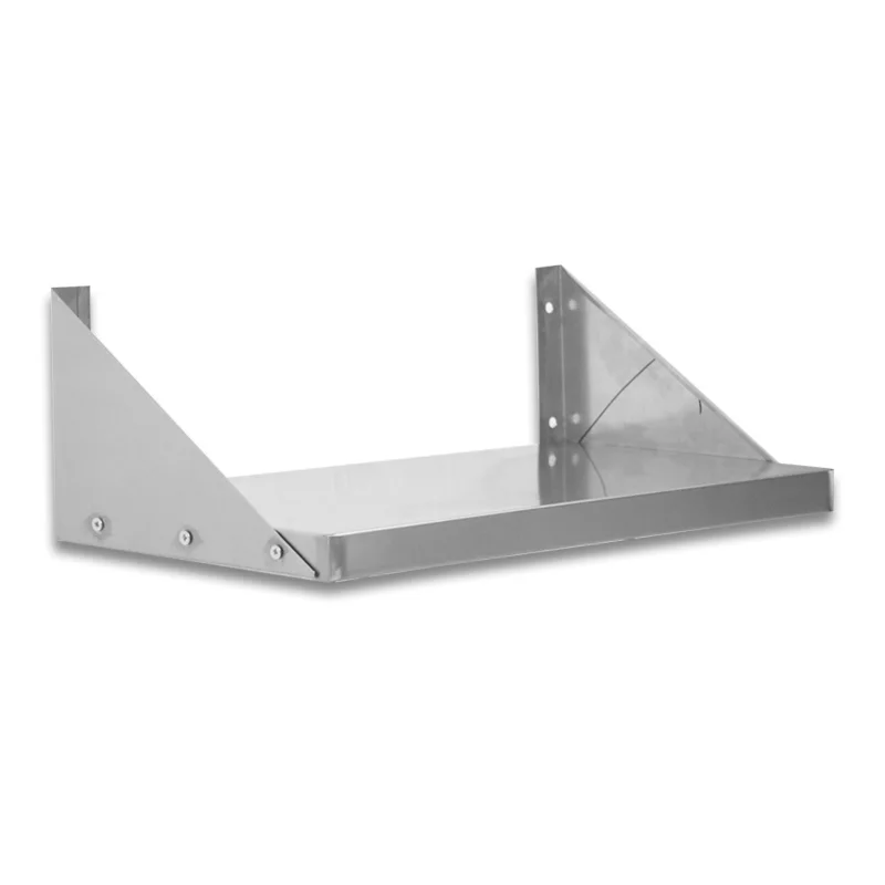 Stainless steel wall-mounted rack wall-mounted microwave oven hanger seasoning kitchen storage room garage wall