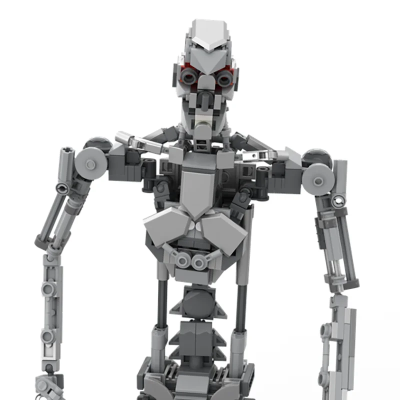 Moc-bouwstenen MechMechanical SkeletonWarrior - Volledig scharnierende poseable Modeltechnologie Modulaire blokken DIY-sets Montage