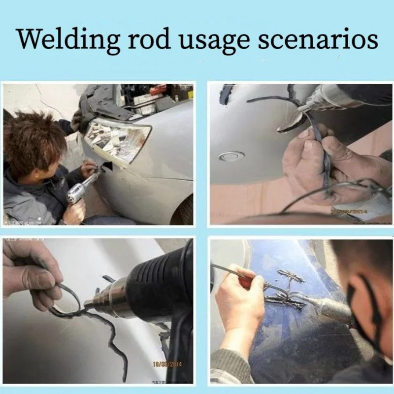 10/20 قطعة قضبان لحام بلاستيكية ABS/PP/PVC/PE عصي لحام 5x2 مللي متر للبلاستيك لحام بندقية الوفير إصلاح لوازم لحام 20 سنتيمتر