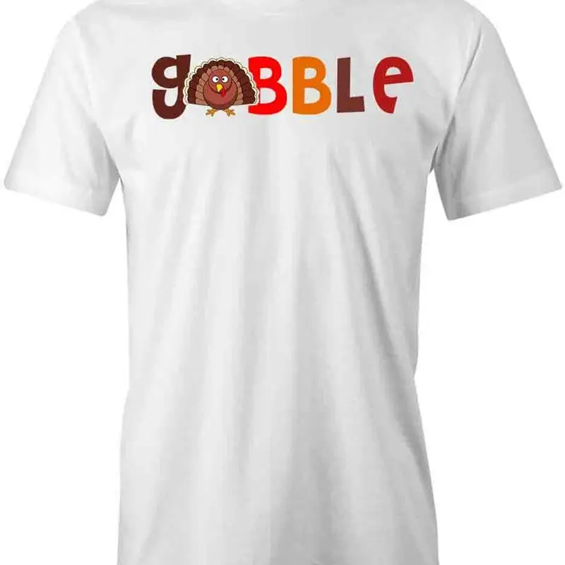 

Футболка GOBBLE d Хлопковая одежда THANKSGIVING S1WCA370