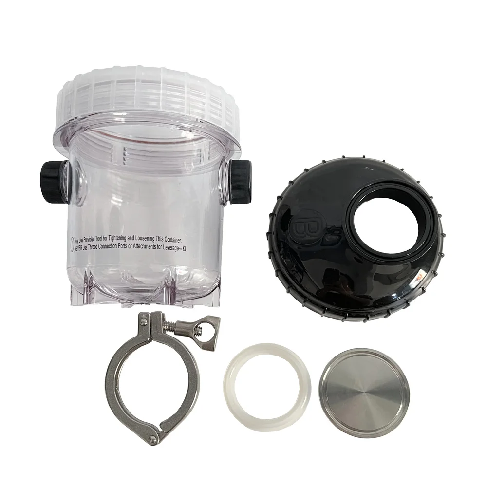 Afbeelding 5: Kegland Brewbuilt 2 Inch Tri-Klaver Collectie Container Kit Bier Thuis Brouwen Plastic Fles