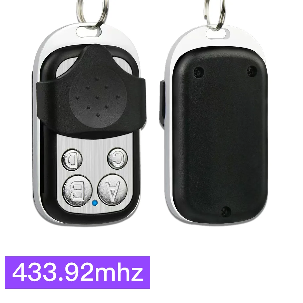 

433MHZ Clone Fixed Learning Rolling Code Universal 4 Buttons Garage Door Opener Remote Control Duplicator Garage