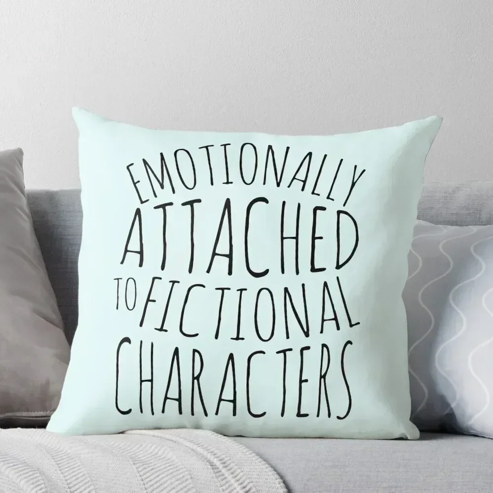 

emotionally attached to fictional characters #black Throw Pillow luxury throw pillow covers Cushion Cover Cushions Cover pillow