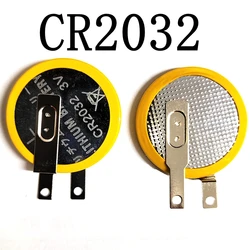 2pcs/lot CR2032 3V Coin Cell Batteries Button 2032 Battery Factory 210mAh Tabs Solder Foot Soldering Welding Battery.