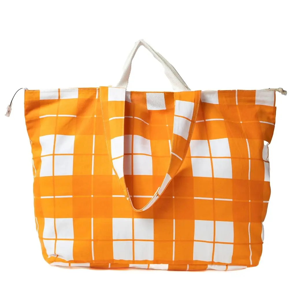 Beach Bag for Women – Extra Large Canvas Travel Tote with Pockets, Waterproof Pool Bag, Summer Travel Essentials