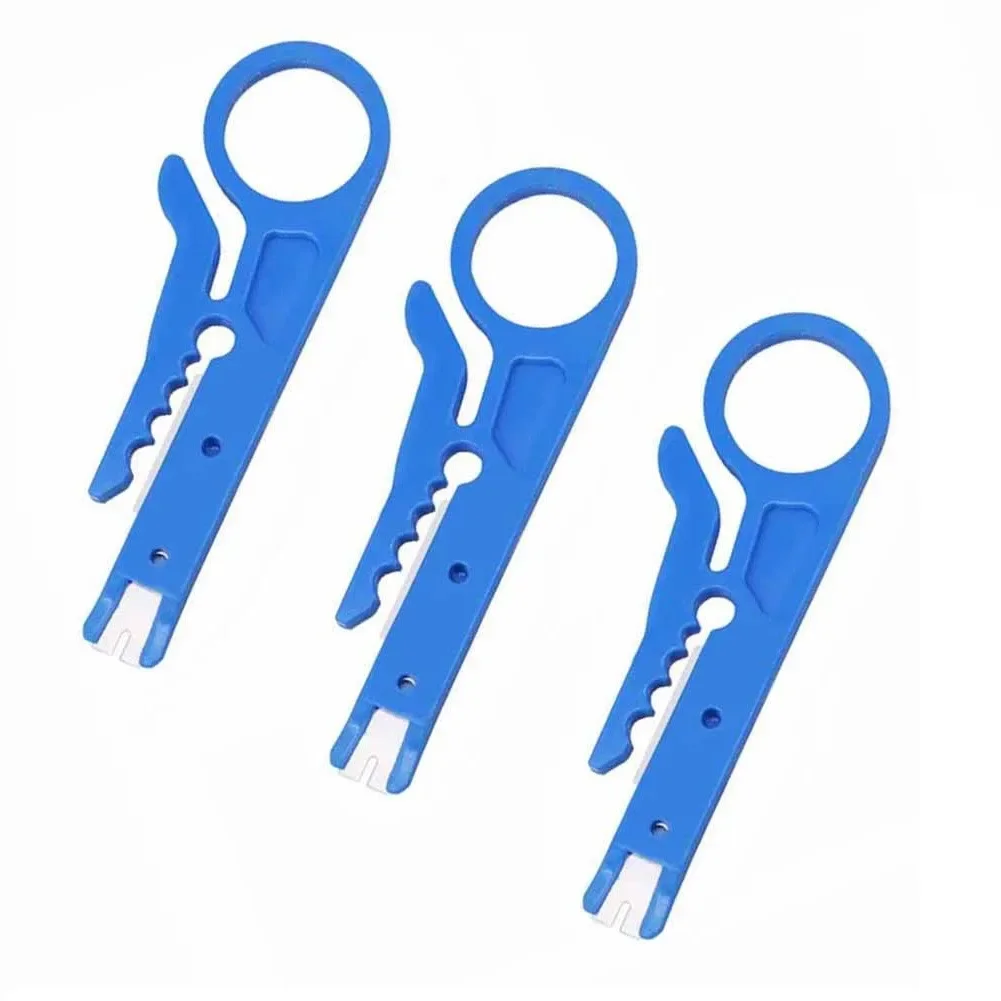 Crimping Cable Cutter Stripper Mini Pliers Stripping Tool Black Blue Crimper Portable Wire Cutter 9cm / 3.53