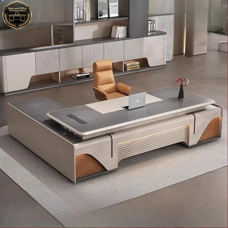 New arrive L Shape Storage Executive Desk Manager Designer Computer Study Office Desks Drawers Writing Mesa Escrivaninha Office