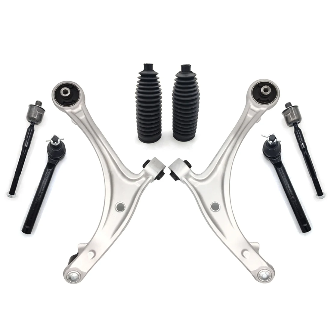 

AzbuStag Front Lower Left Right Control Arm Tie Rod Boot Suspension Kit 8Pcs for HONDA ODYSSEY 2005-2010 MS601007 K620505