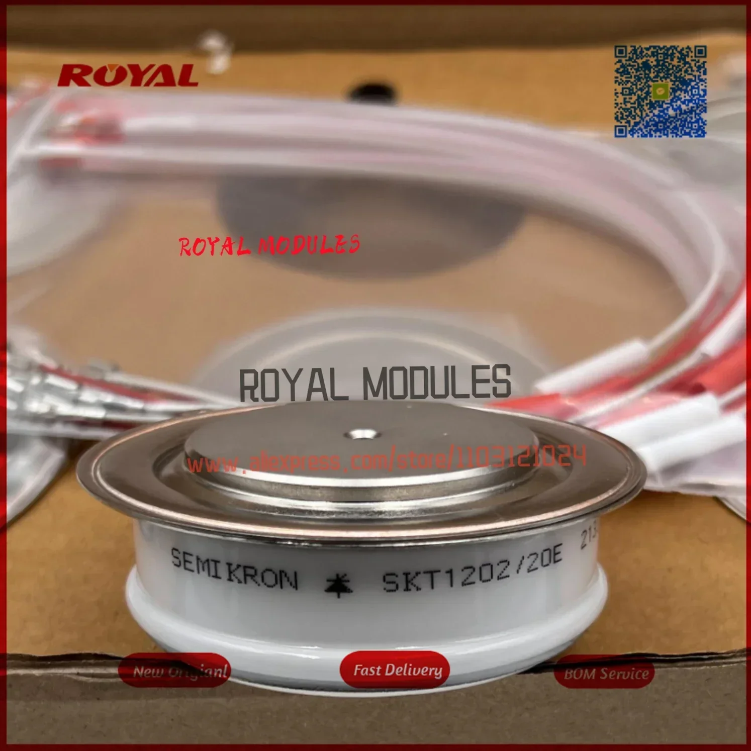 

Thyristor Module SKT1202/20E SKT1202-20E/22E/18E/16E
