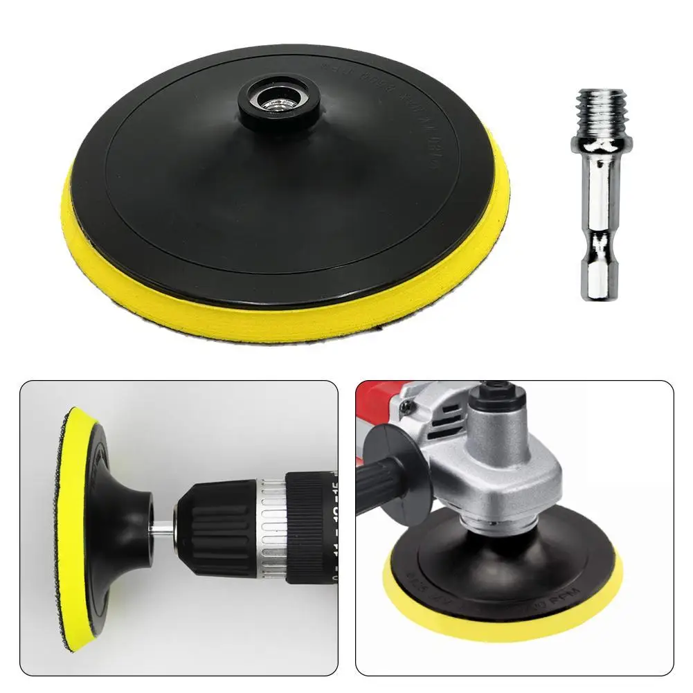 3-5 Inch Backing Pad Car Polisher Bonnet Angle Grinder Wheel Sander Disc Auto Polishing Machine Tool Self-adhesive Backing Pads