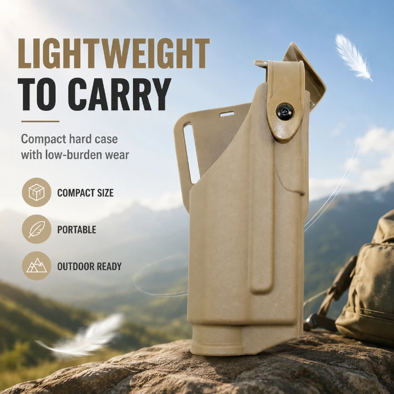 Secure Buckle Plastic Waist Storage Bag Quick Release Construction Suitable For Hobby Gear Installed With Lighting Accessory