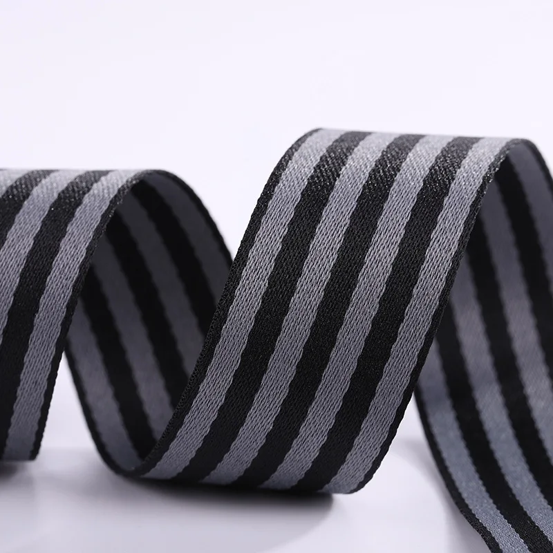 Stripe Cotton Grosgrain Ribbon 3mm 7mm 10mm 16mm 25mm Headwear Handmade Bow Crafts Accessories Christmas Decorative Gift Packing