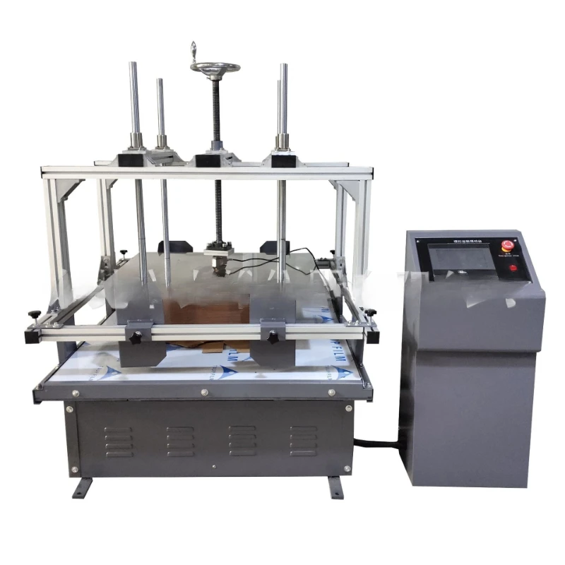 

Compression vibration testing device of compression vibration table
