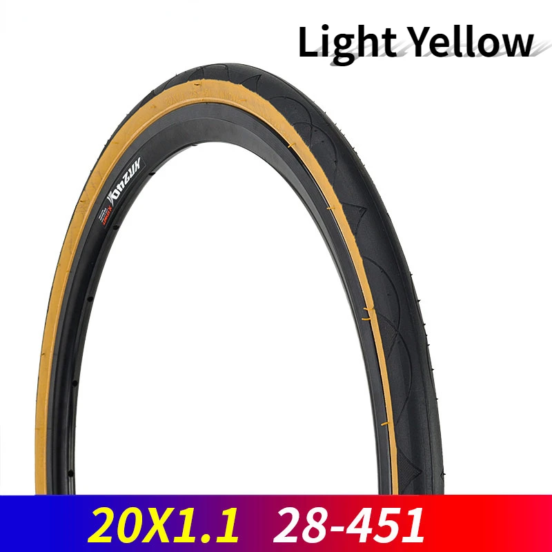 20x1.1 Bike Tire IA-2243 20inch 28-451 Small Wheel Bicycle Tire Brown Yellow Folding Bike Tire Parts