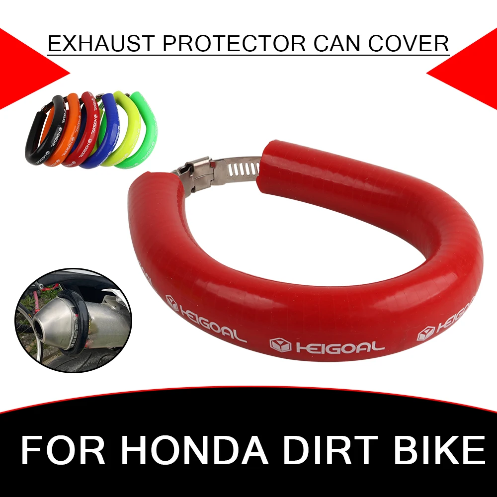 

For Honda CR250 CRF230F CRF250R CRF250X CRF450R CRF450X CR 250 CRF 450 R X Exhaust Pipe Protection Ring Muffler Guard Can Cover