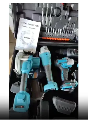 5-in-1 Brushless Multifunctional Combination Power Tool Lithium Battery Cordless Power Tool Set