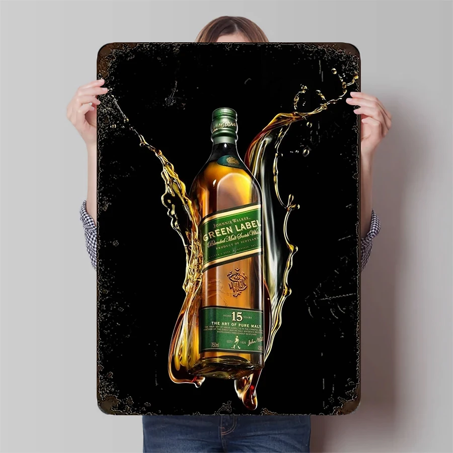 Johnnie Walker Green Label 15 años Whisky escocés de malta mezclado 750 ml Whisky envejecido premium de Escocia