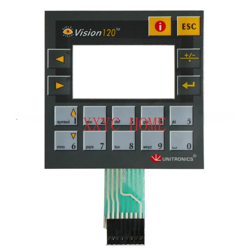 

New Lcd Screen For UNITRONICS Vision120 Vision 120 V120-22-T38 V120-22-T1 V120-22-UN2 V120-22-UA2 Membrane Keypad