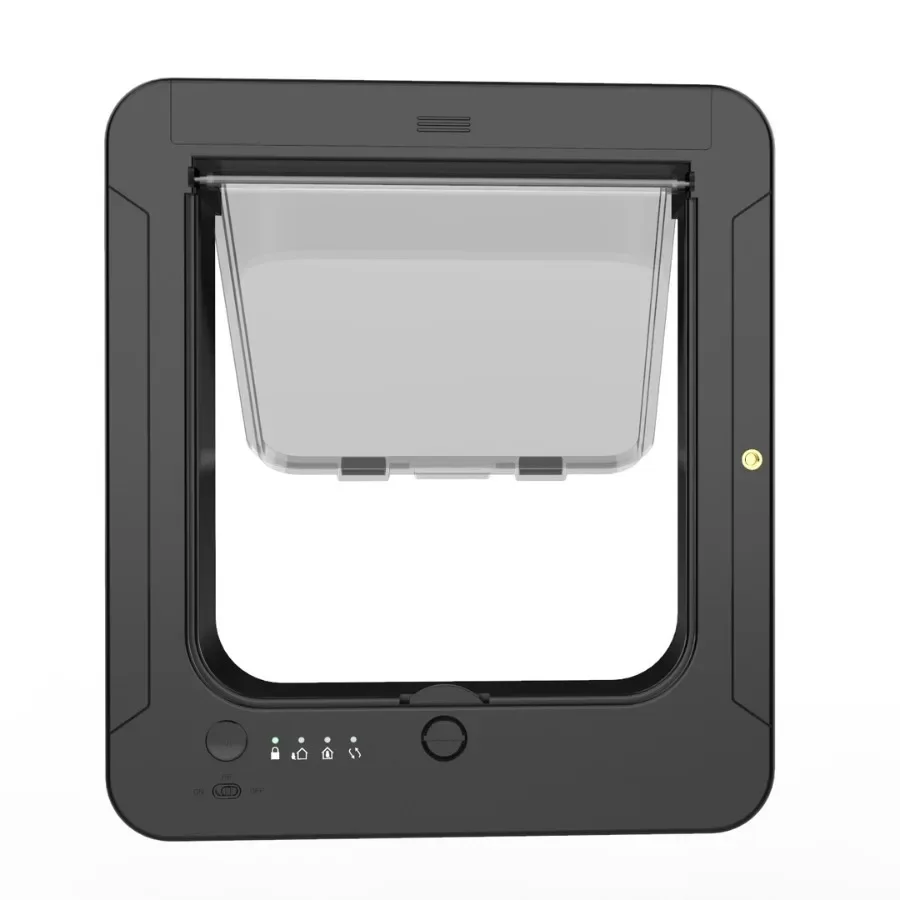 

2025 Smart Cat Door Microchip Cat Flap Microchip Activated Cat Dog Door For Entry Control