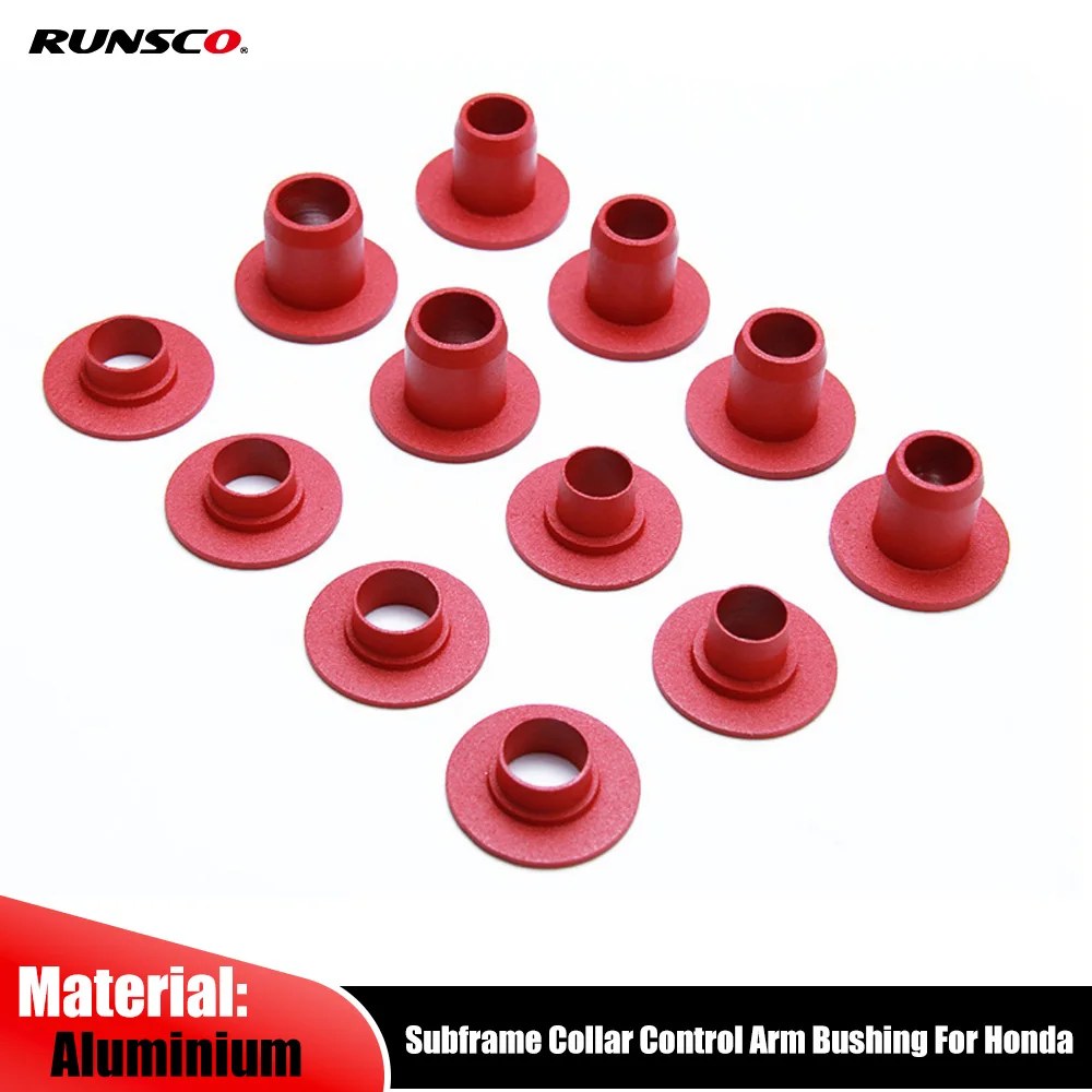 Subframe Rear Axle Rigid Collar Control Arm Bushing for Honda CIVIC 2016-2020 FC1 10th Generations 12Pieces/set