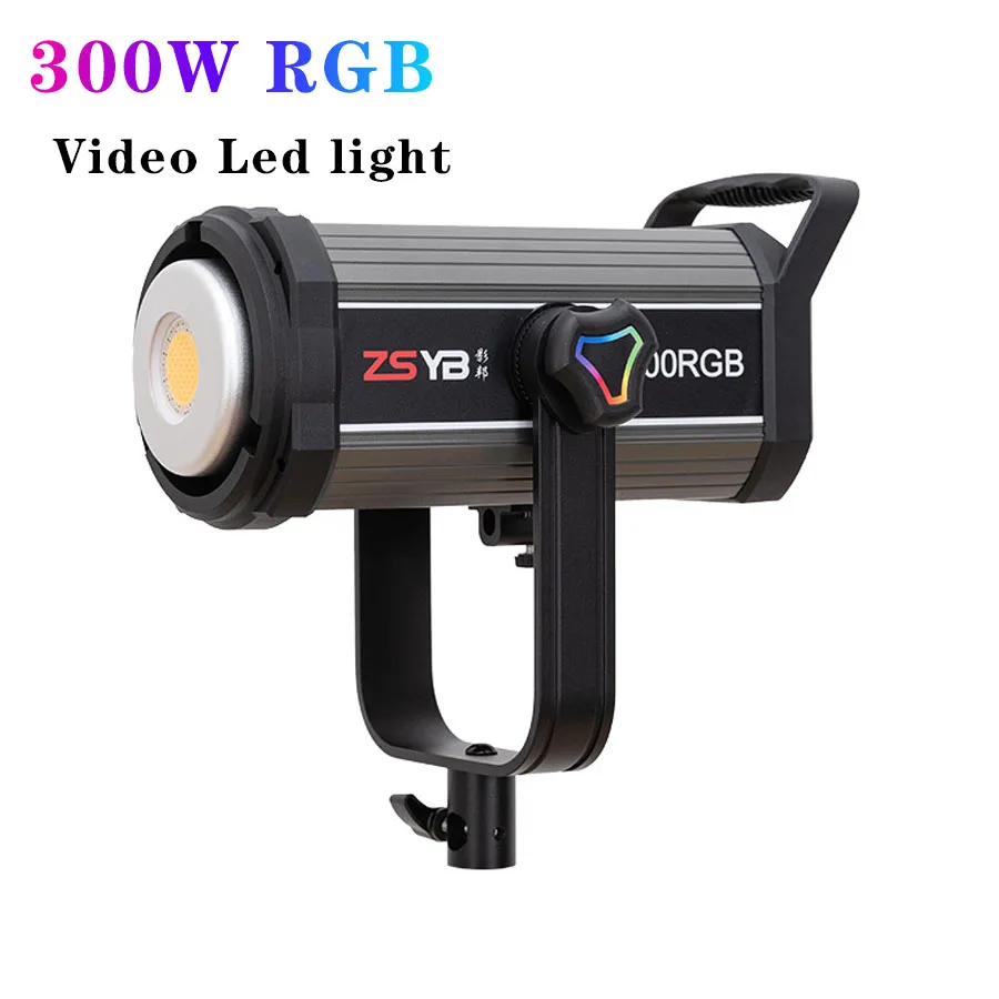 300W RGB Photography Lighting Video Light with Bowens Mount Lantern Softbox and Stand CRI 97+Studio Lights for Photography