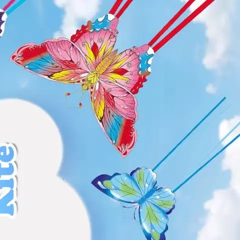 1.4m Colorful Butterfly Kite Flying Toys For Children Kites Flying Fish Kites Professional Wind Kites Toy Sports-Leisure Kite Ai