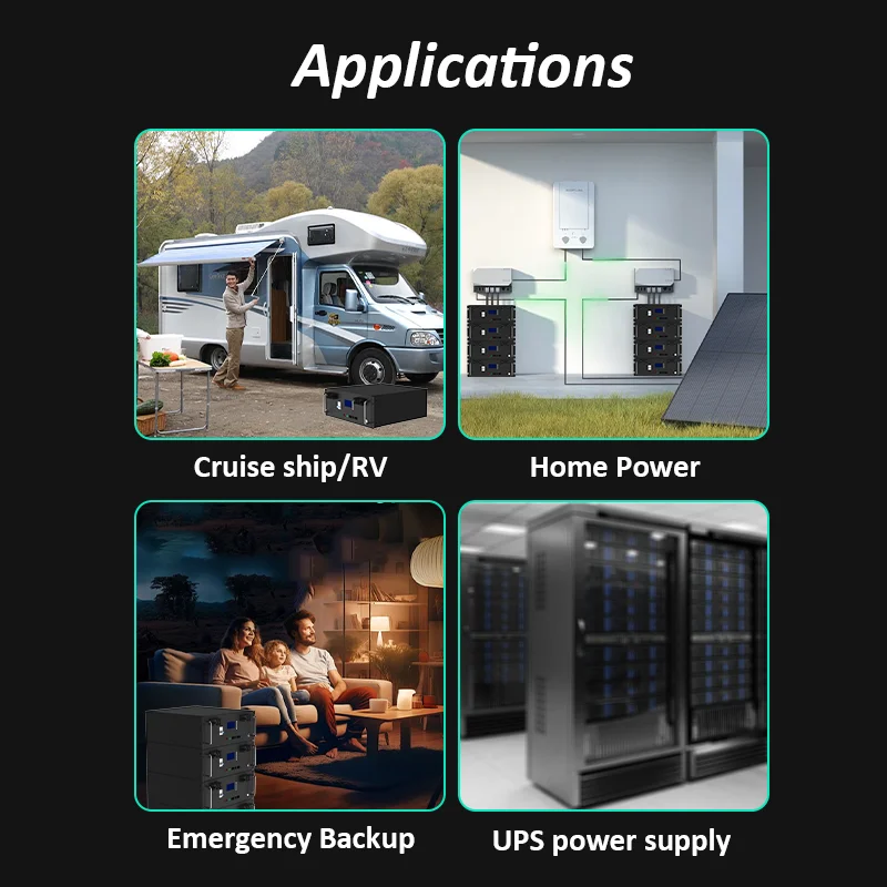 Greenfly JJPRO Battery ‘Household Outdoor Equipment with MPPT Controller Rack-mounted Energy Storage Portable Power Station