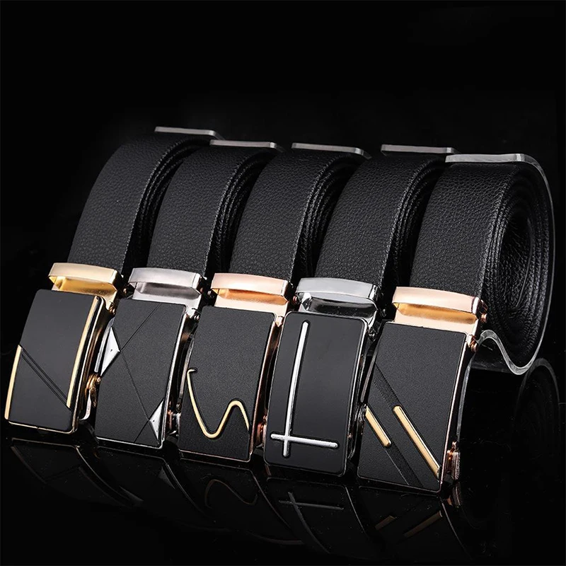 

Belts Famous Brand Belt Men Mens Belts Quality Genuine Luxury Leather Belt For Men Belt Male Strap Male Metal Automatic Buckle