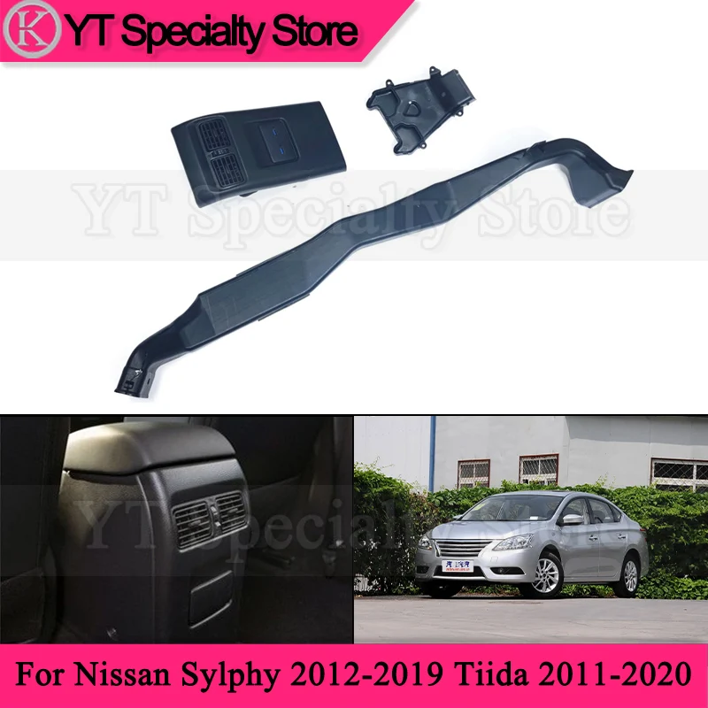 

Rear Air Condition Outlet Vent For Nissan Sylphy 2012-2019 Tiida 2011-2020 Modify Rear Air Conditioning Cold and Warm Air Outlet