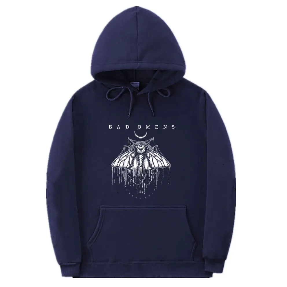 Mauvais présages sweat à capuche imprimé drôle papillon graphique vêtements de sport hommes femmes mode Hip Hop Streetwear unisexe à manches longues sweat à capuche