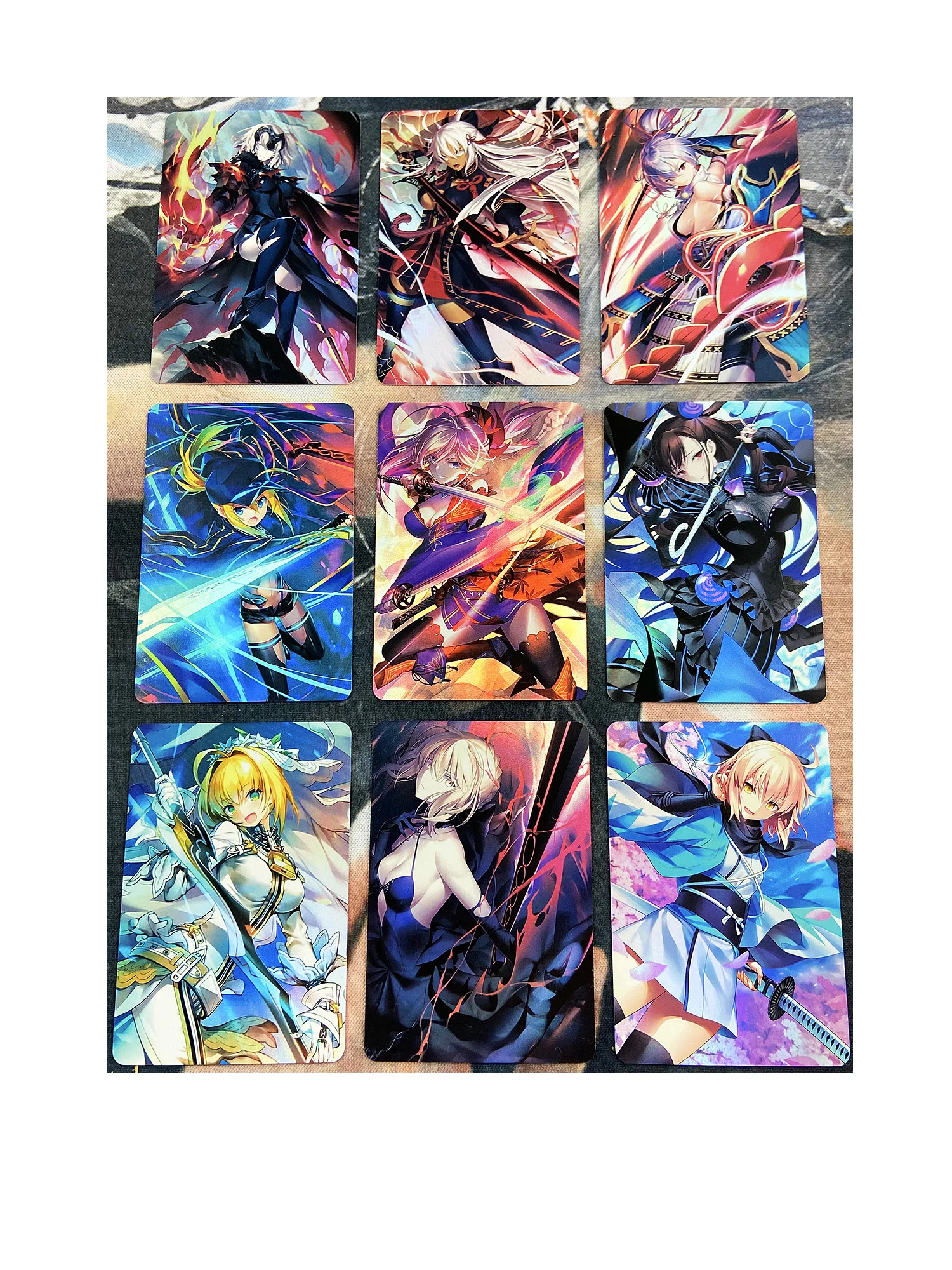 

9pcs/set ACG Beauty Fgo Fate/Grand Order Doujin No.2 Refraction Sexy Girls Hobby Collectibles Game Anime Collection Cards