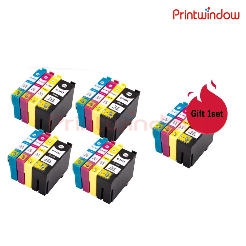 T1431 T1432 T1433 T1434 Ink Cartridge for Epson ME Office 82WD 85ND 900WD 940FW 960FWD Workforce WP-7011 WP-7018 WP-7511 WP-7521