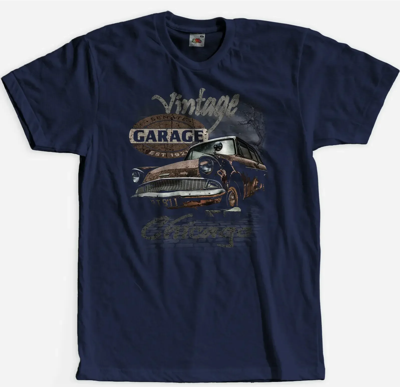 Garage Custom Car Vintage Hot Rod Auto T Shirt Fashion 2019 Cross Fit Slim Summer Men'S Casual O-Neck Male Tops & Tees Shirts