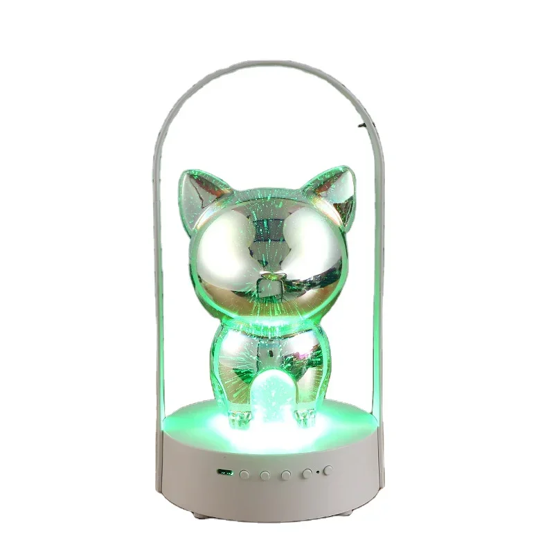 Lampe de Table en Clip Rechargeable par USB, enquêter d'Artifice 3D, Chien Mignon, Veilleuse Shoe, Décoration de oral et