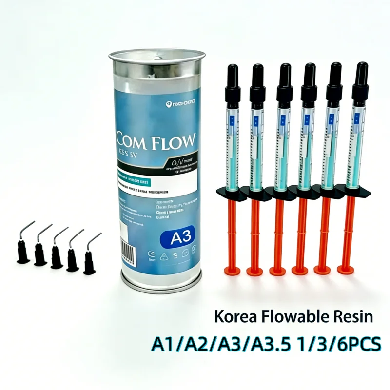 Nano-Hybrid-Lichthärtendes fließfähiges Dental-Komposit-Harz, koreanisches Flüssigharz A1 A2 Farbton für Zahnrestaurationen in der Zahnmedizin